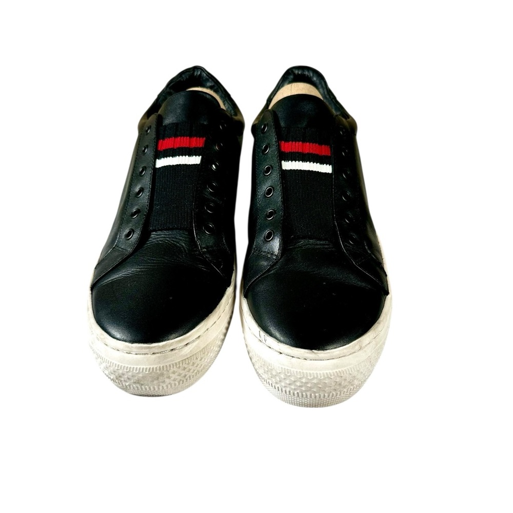 Bibilou Women's Black Leather Trainers Sneakers US 9 - Picture 6 of 9